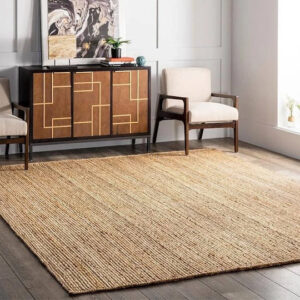 Natural Jute Rug Solid Jute Rug For Home Decor Stairs Runner Rug