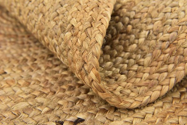 Hand braided Natural JUTE RUG  4 x 8,2 (or 9ft) - Image 3