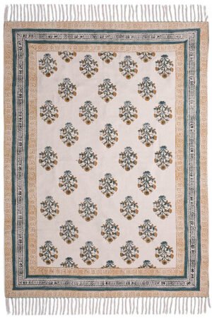 Premium Yellow Cotton Rug | 3x5 Area Rug