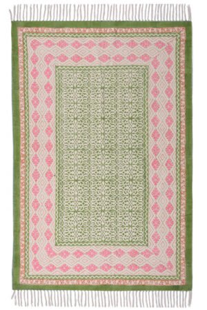 Epic 4x6 Green Floral Rug – Fresh, Vibrant & Joyful