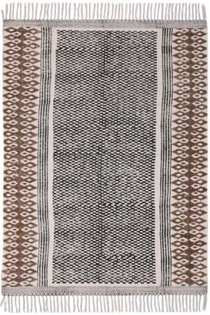 Exquisite Tribal Print Hand block printed 3x5 Area Rug