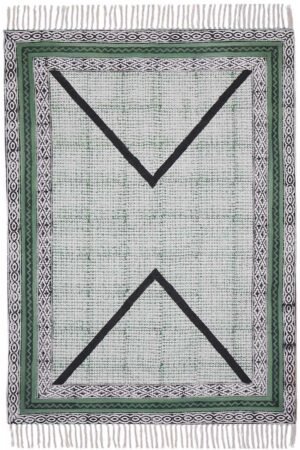 Artisanal Geometric Abstract 4x6 Rug | Stunning & Luxury