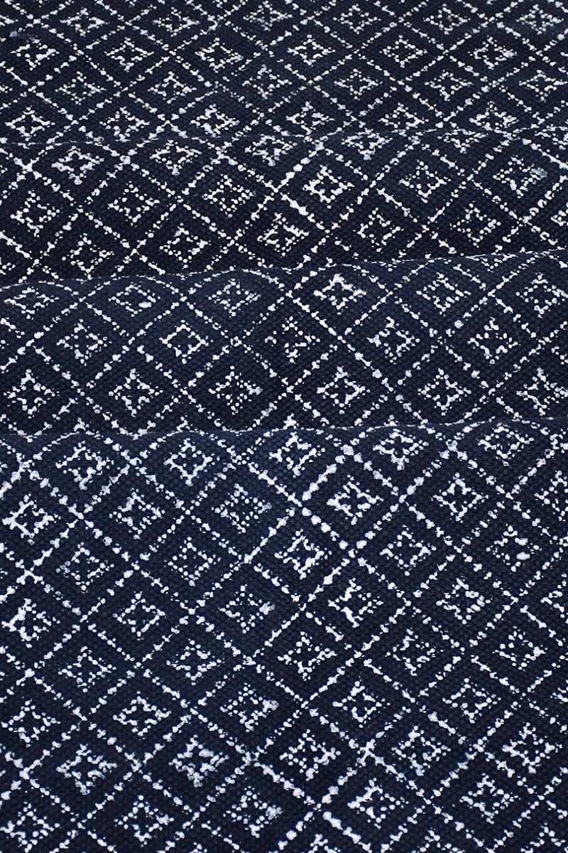 Geometric Boho Cotton Dhurrie Rug Indian Hand Block Print Carpet - Image 4
