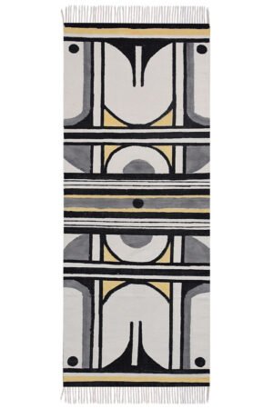 Abstract Runner- HandBlock Printed| Best Quiet Area Rug 2026