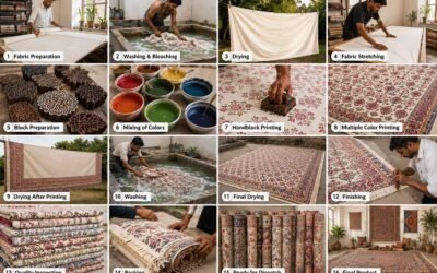 How Handmade Cotton Block Printed Rugs Are Manufactured