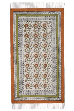 runner rug for bedroom with ornate border design bedroom runner rug placed beside bed with soft texture elegant runner rug for bedroom with classic patterned border